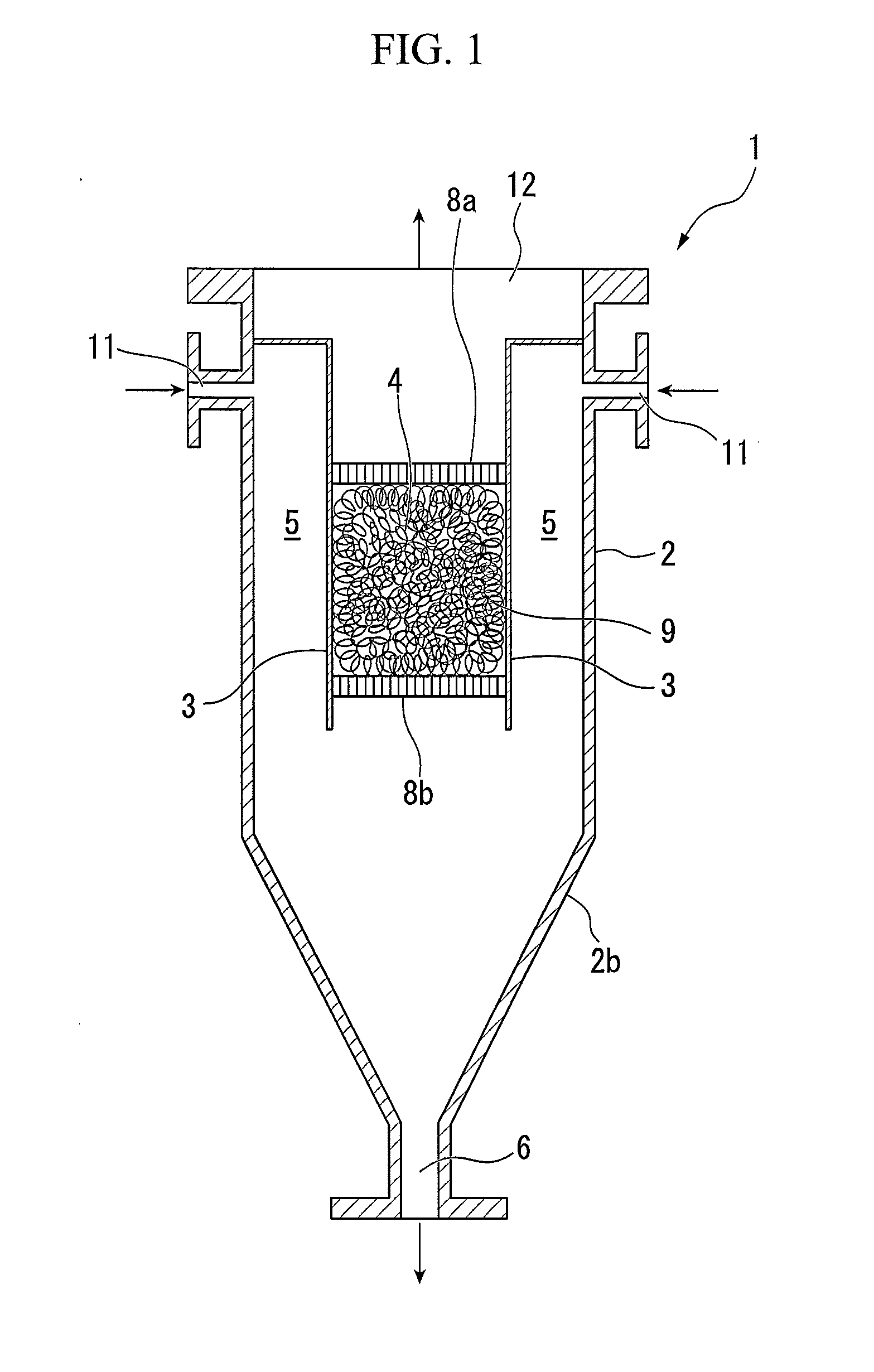 Magnetic-separation filter device
