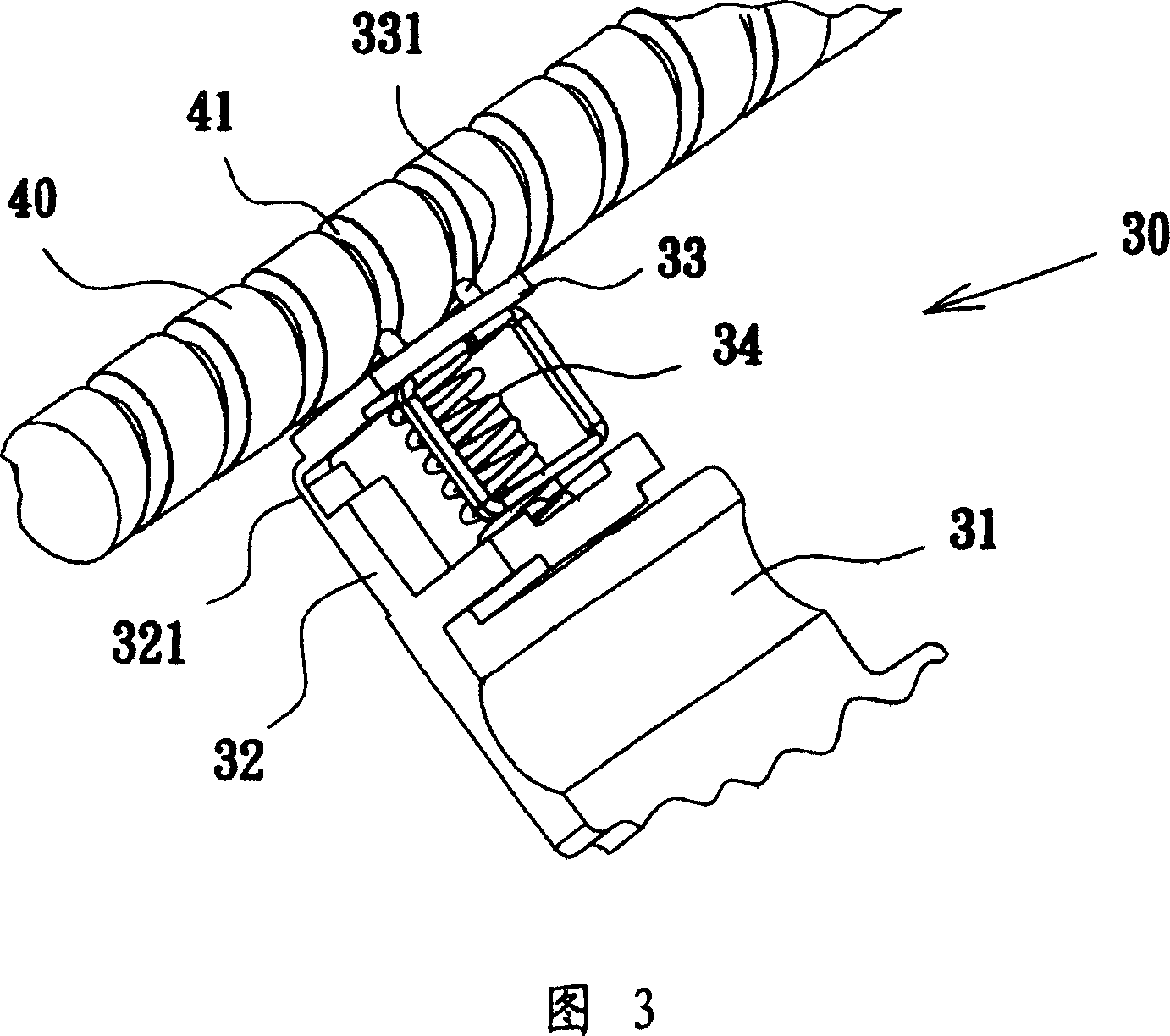 Structure for preventing gear slippage in optical disk drive