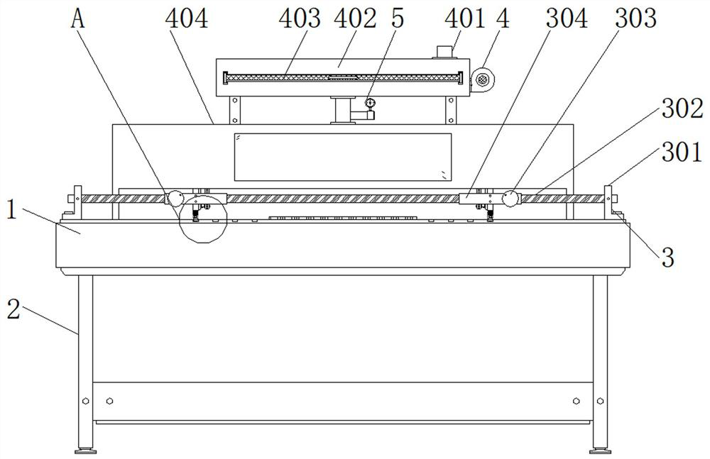 Mold equipment battery air leakage amount testing device