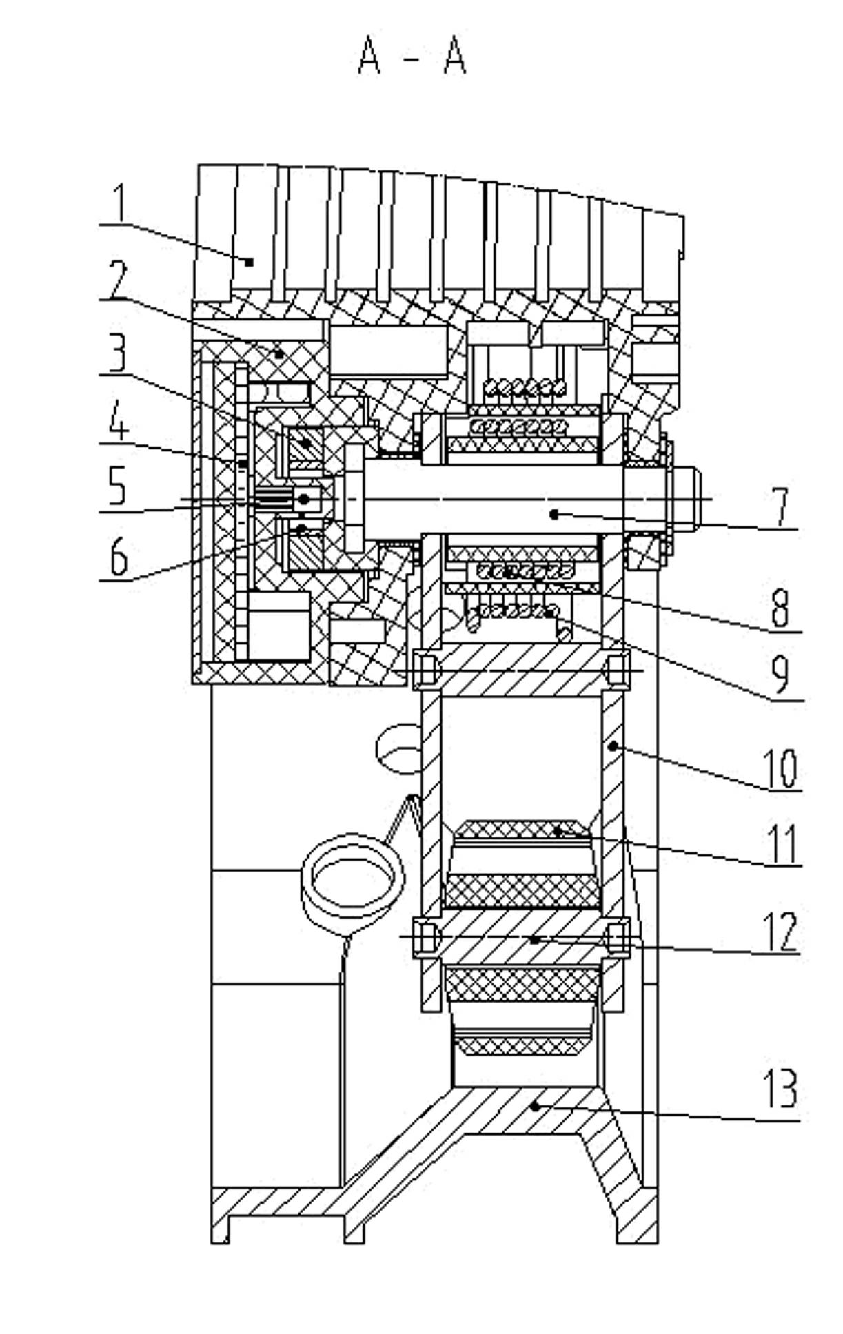 Electronic accelerator pedal with high-linearity output signal