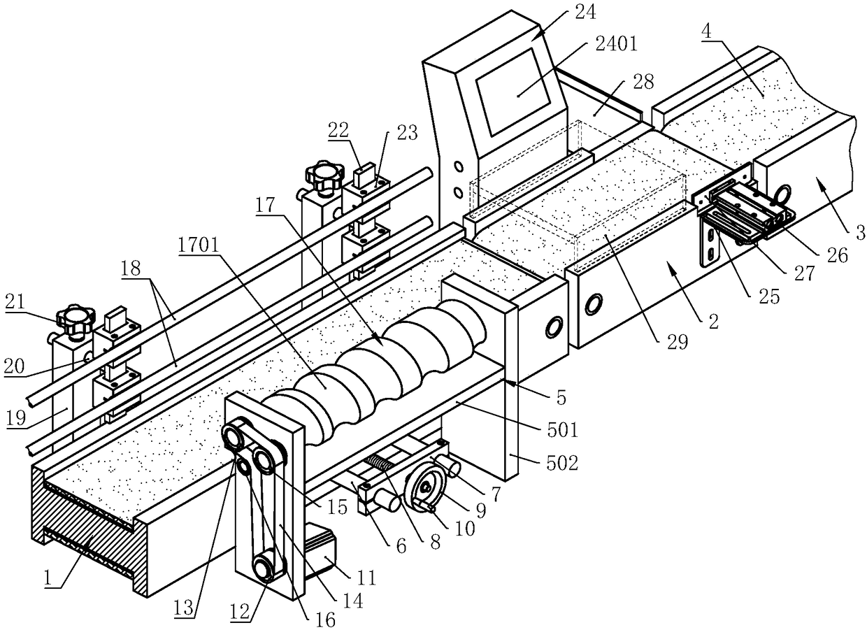 Weighing detecting line and application in processing of bottled medicament, milk powder cans and feed cans thereof