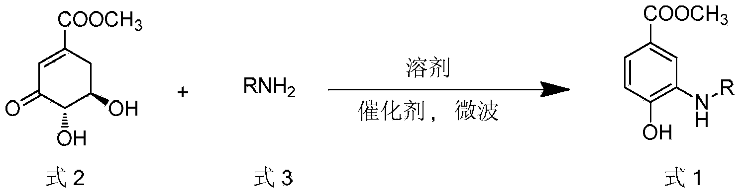 Method for preparing alkylaryl amine compound through microwave synthesis