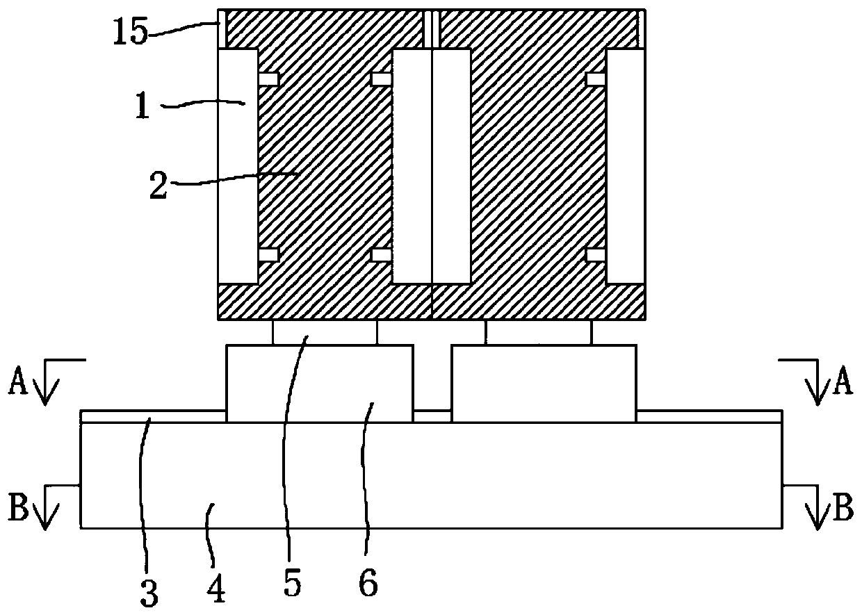 Mold opening device of blow molding machine