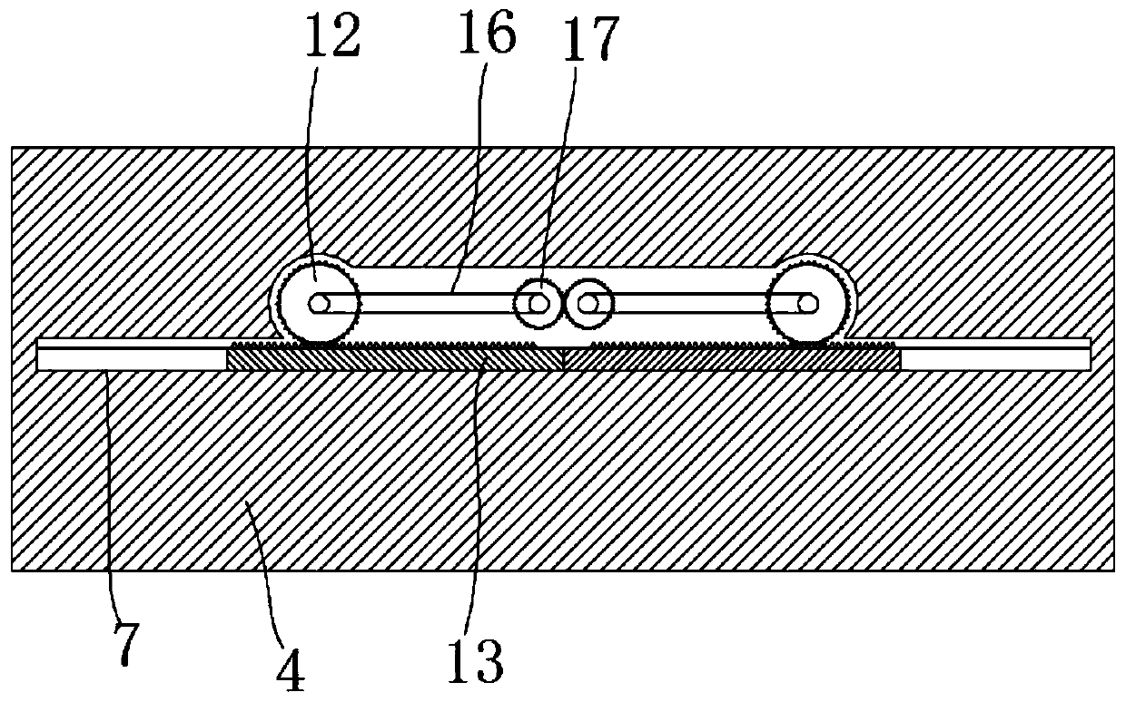 Mold opening device of blow molding machine