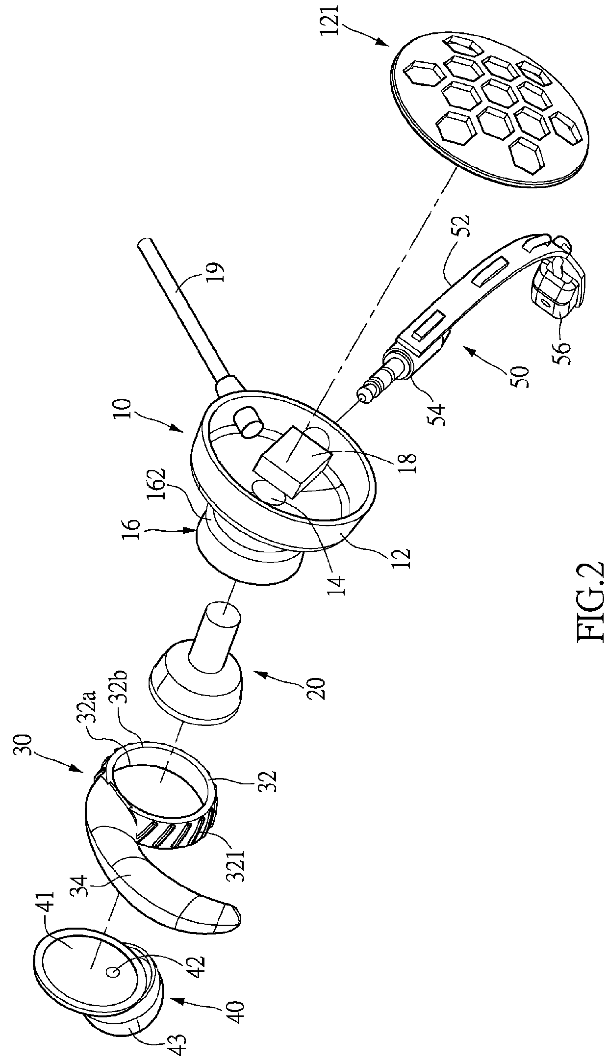 In-ear-canal headset assembly
