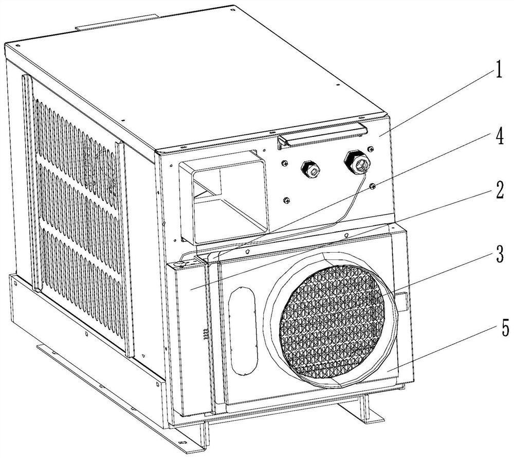 Air inlet assembly with disinfection function and elevator air conditioner