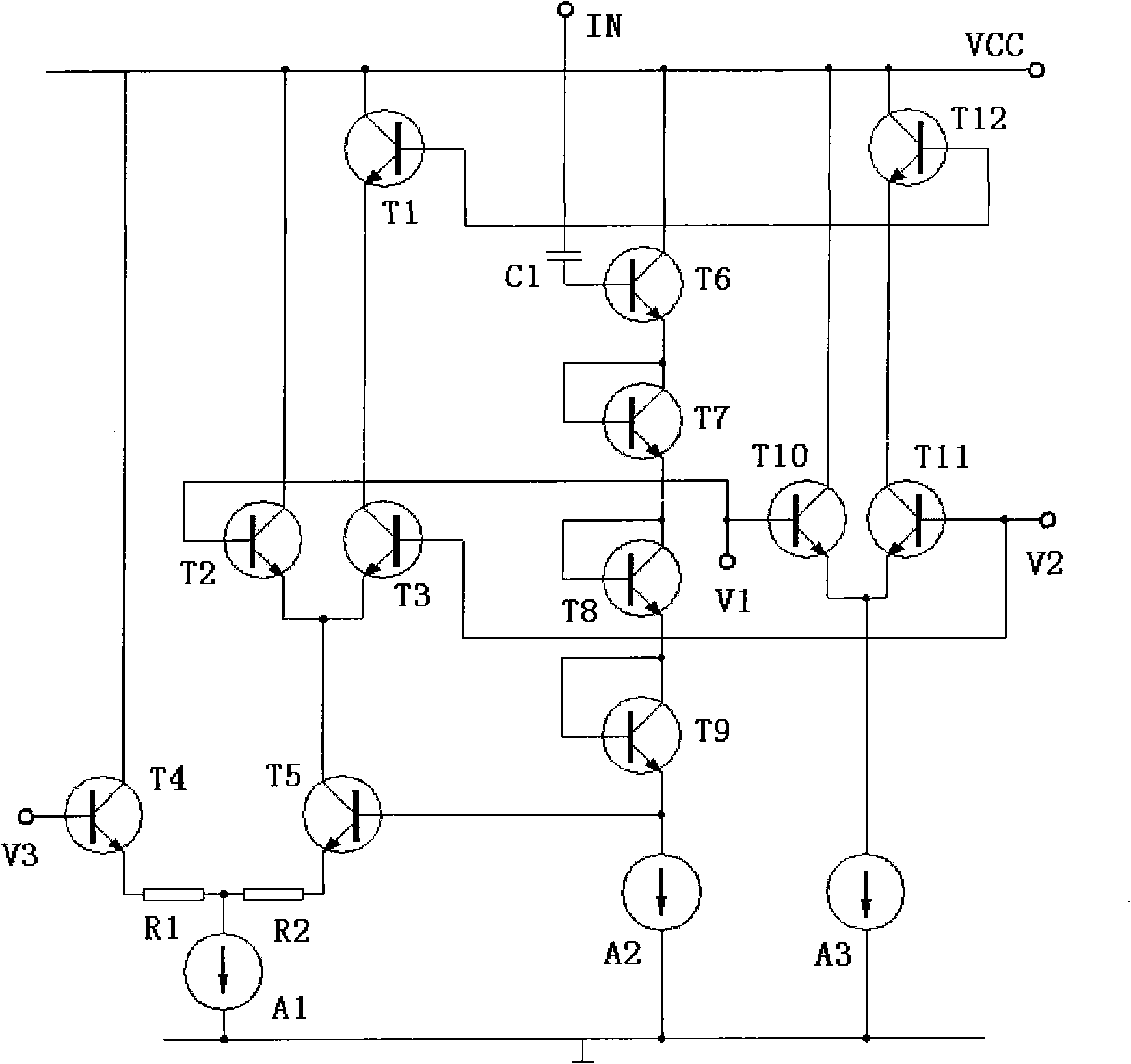 Active high-pass wave filter amplification circuit
