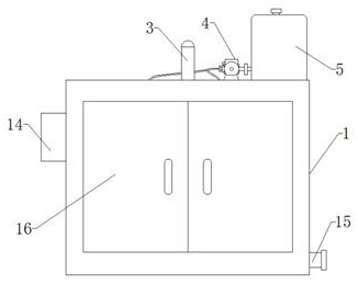 Obstetric clinical preoperative disinfecting and cleaning device