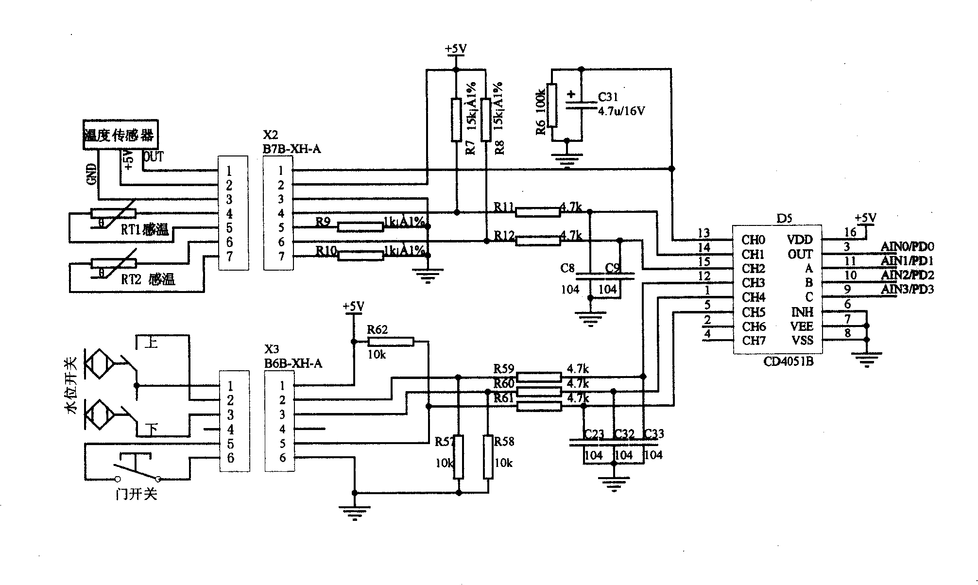 Programmable test controller, user program method and control method of components and parts