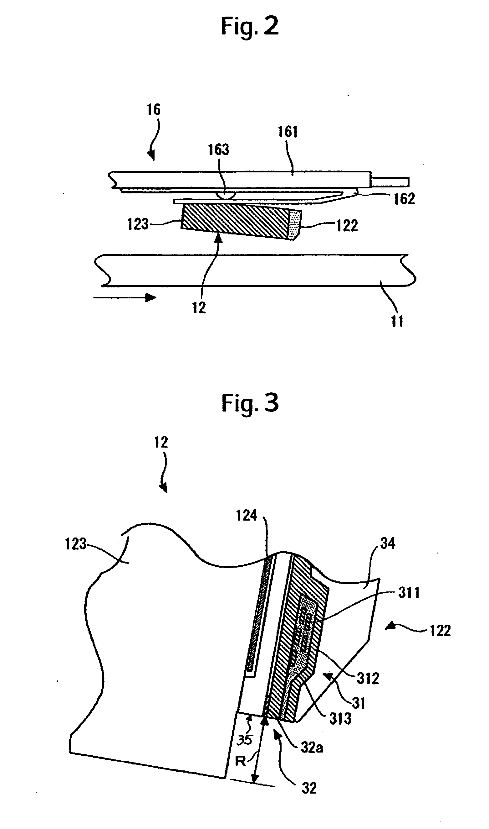 Hard disk drive with mechanism for controlling protrusion of head