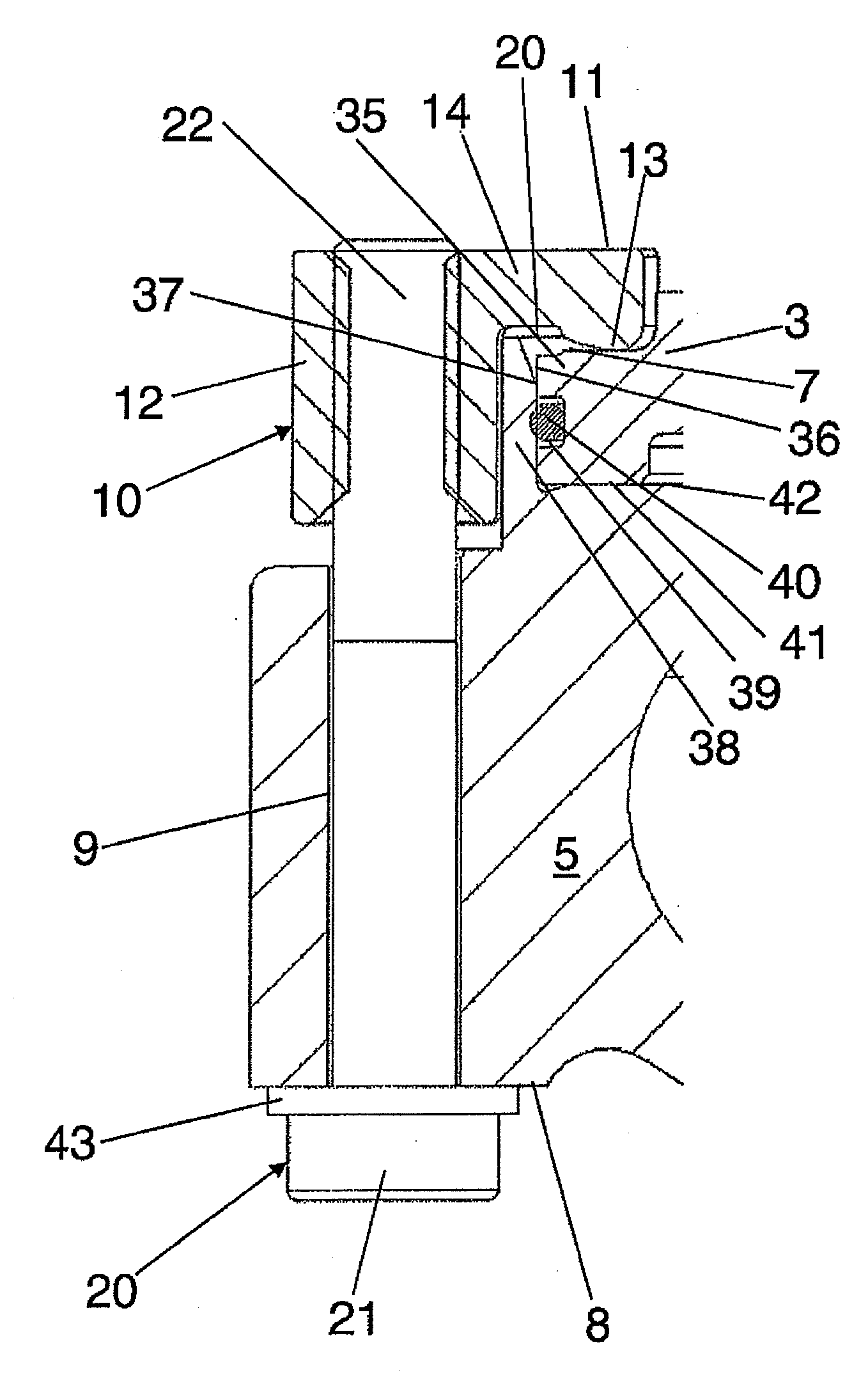 Exhaust gas turbocharger, motor vehicle, and method for assembling an exhaust gas turbocharger