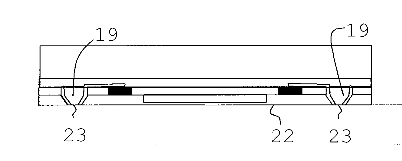 Process for making contact with and housing integrated circuits