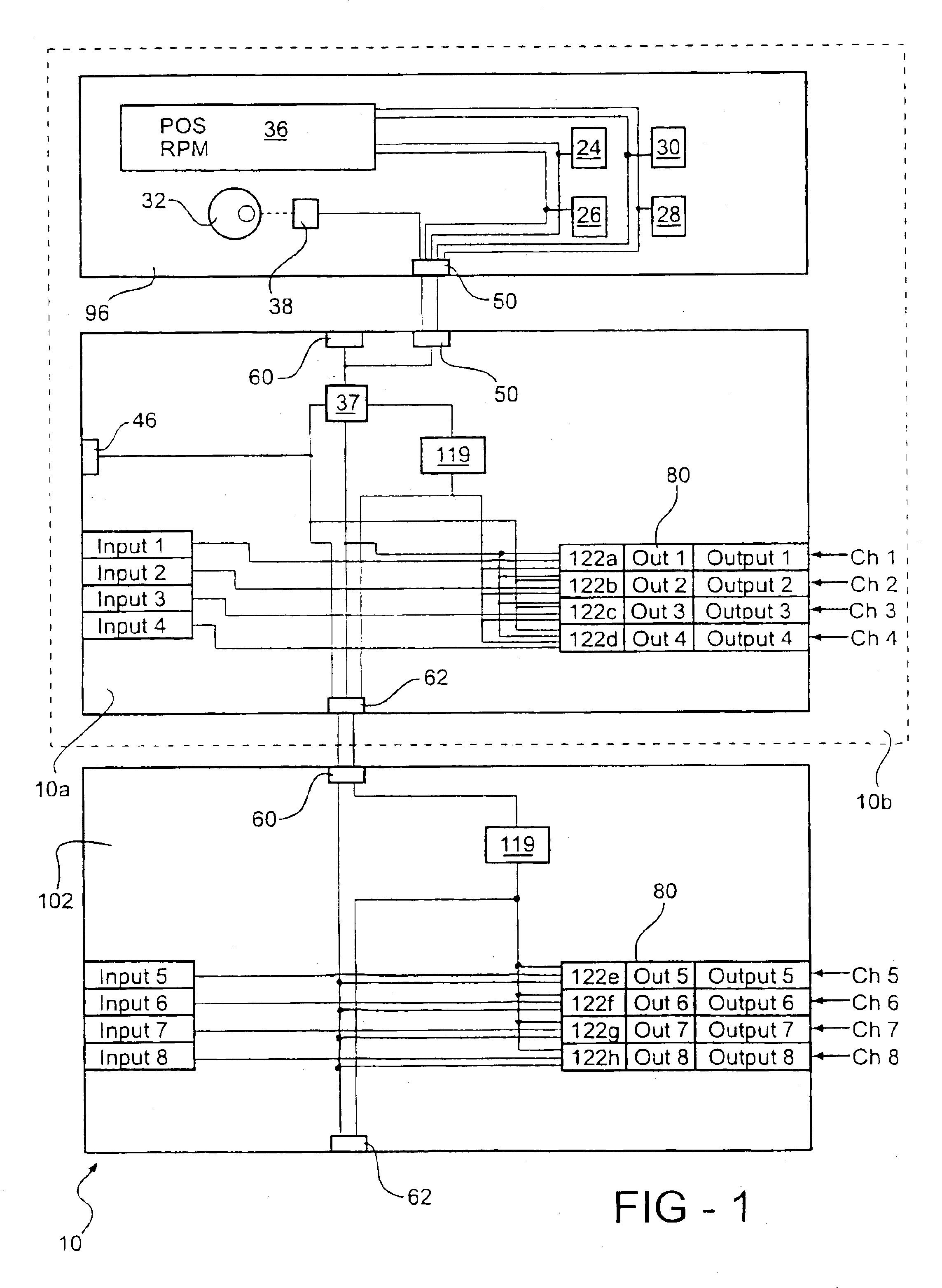 Programmable limit switch with distributed intelligence