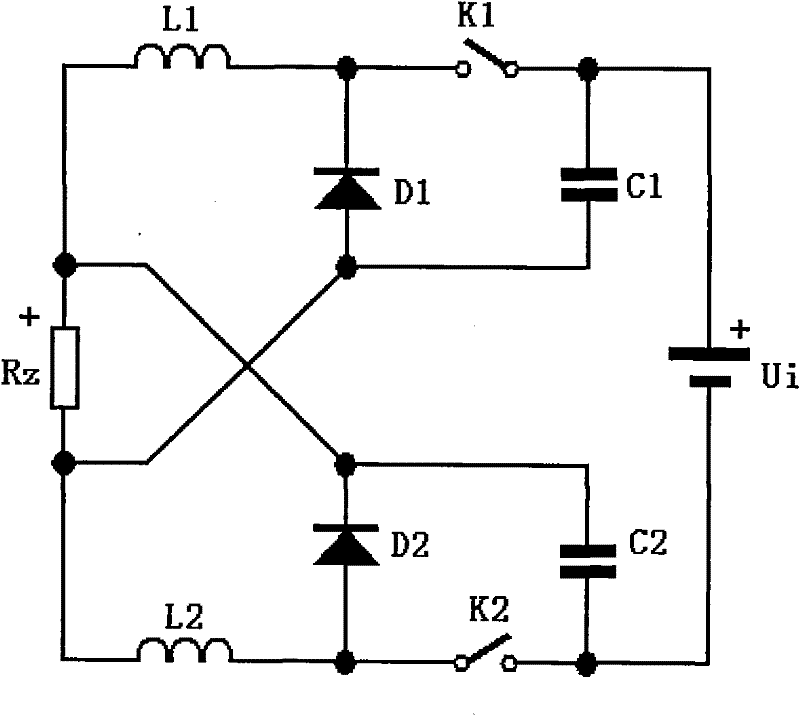 Transform circuit adopting symmetrical cross-linked structure