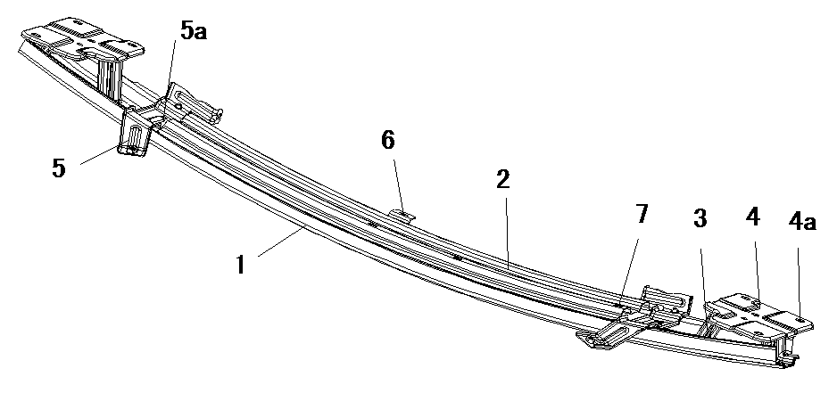 Welding tool for front collision transverse beam of automobile