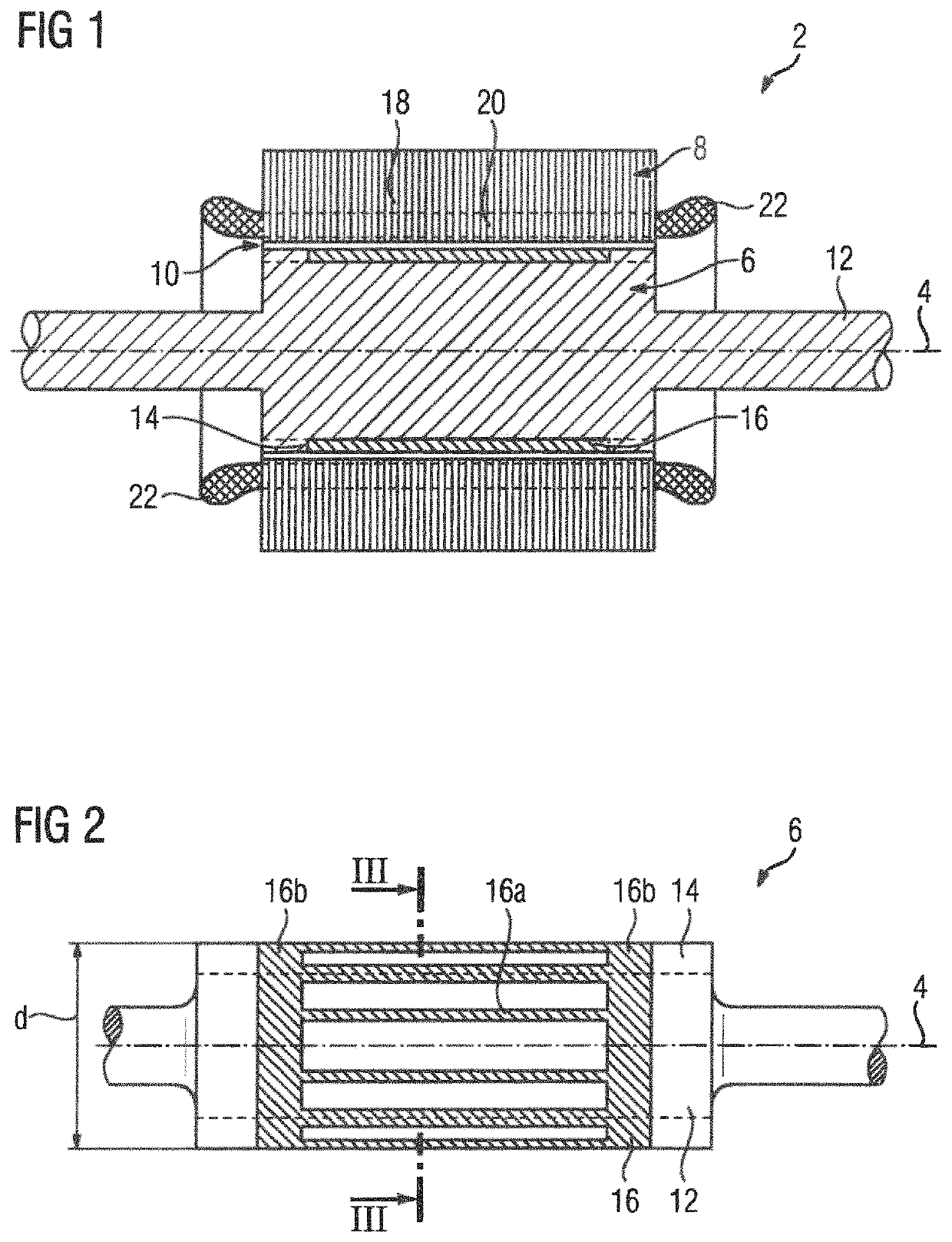 Method for producing a rotor for an electric rotating machine