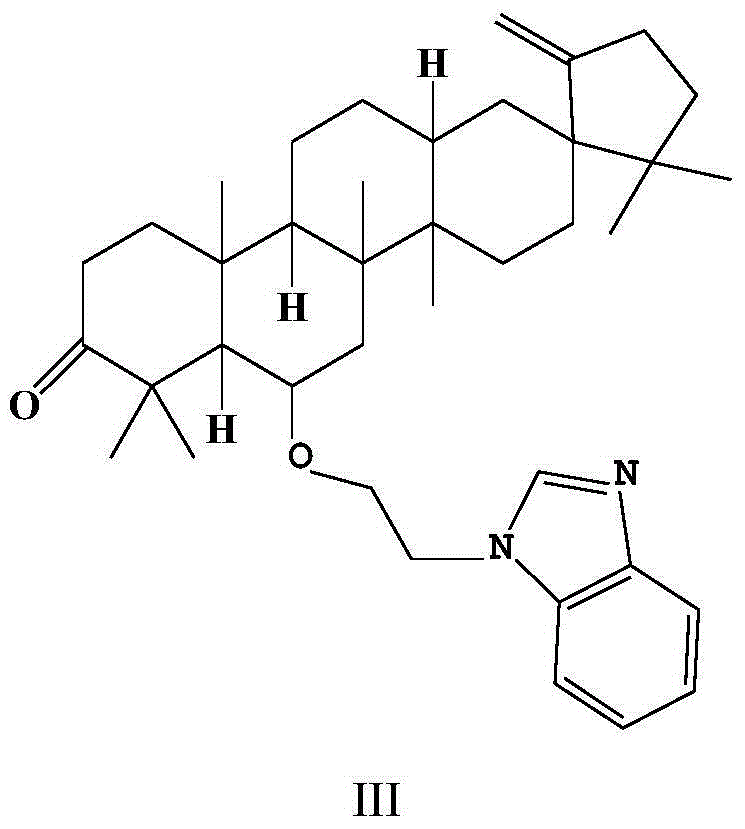 Application of cleistanone O-(benzimidazolyl) ethyl derivative in preparation of drugs for increasing leukocyte