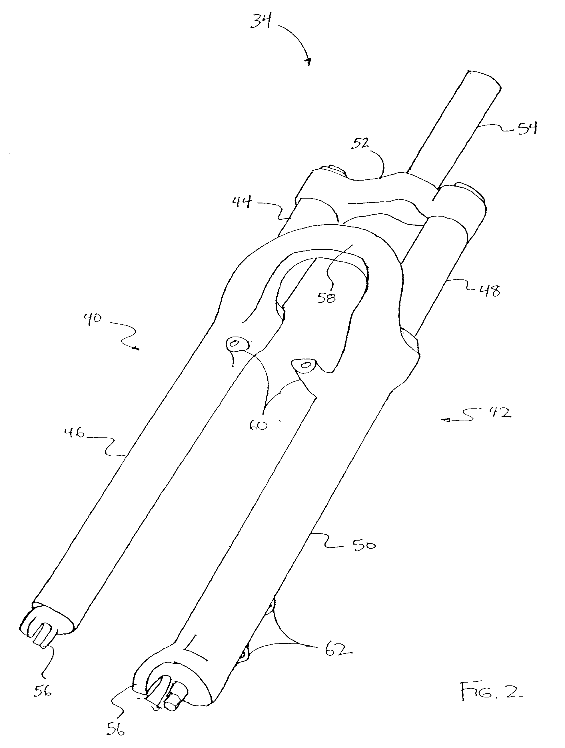 Bicycle fork cartridge assembly
