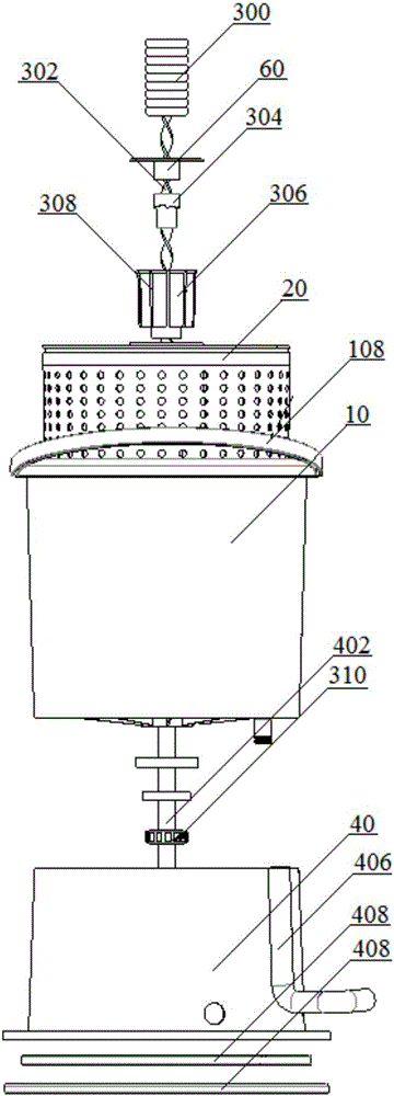 Manual dewatering dryer