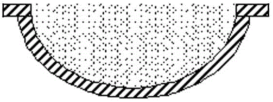 Manufacturing method for organic water retention basin applied to forestry planting