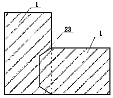 Modular tool for water stop steel board and construction method thereof