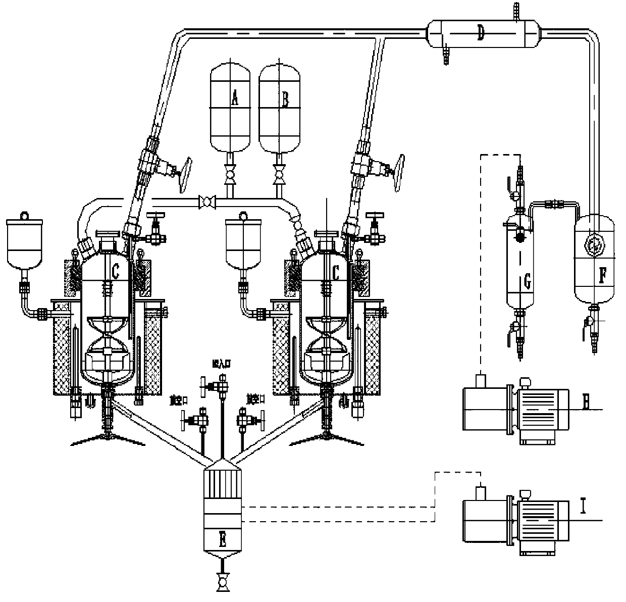 A method for removing low molecular weight device and producing methyl silicone oil with a viscosity of 30-1000000cs