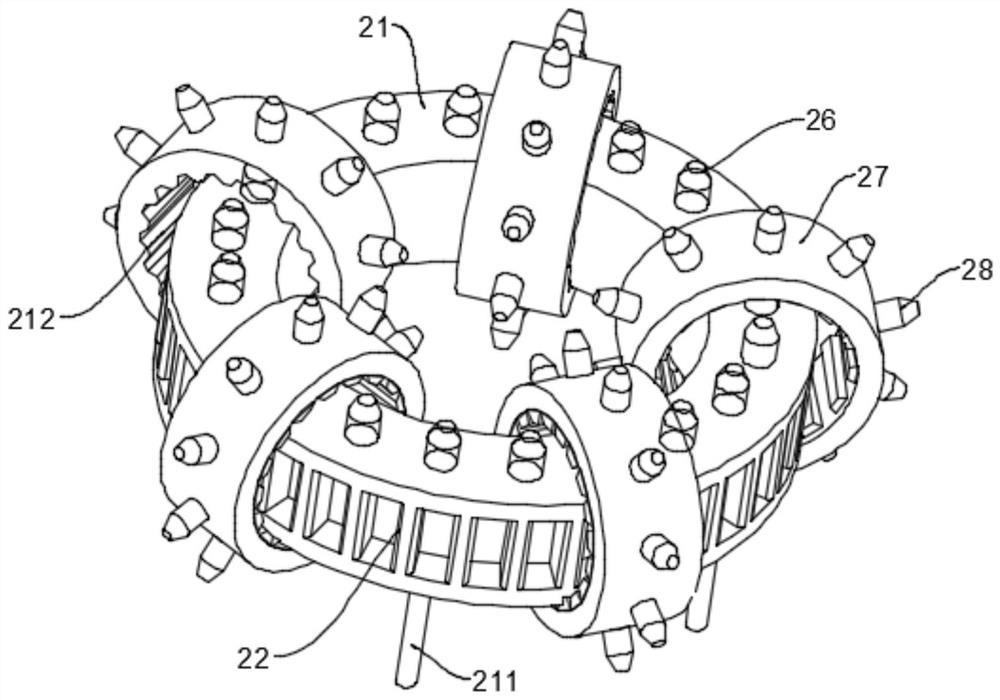 Cutting device with angle adjusting function for metal product machining