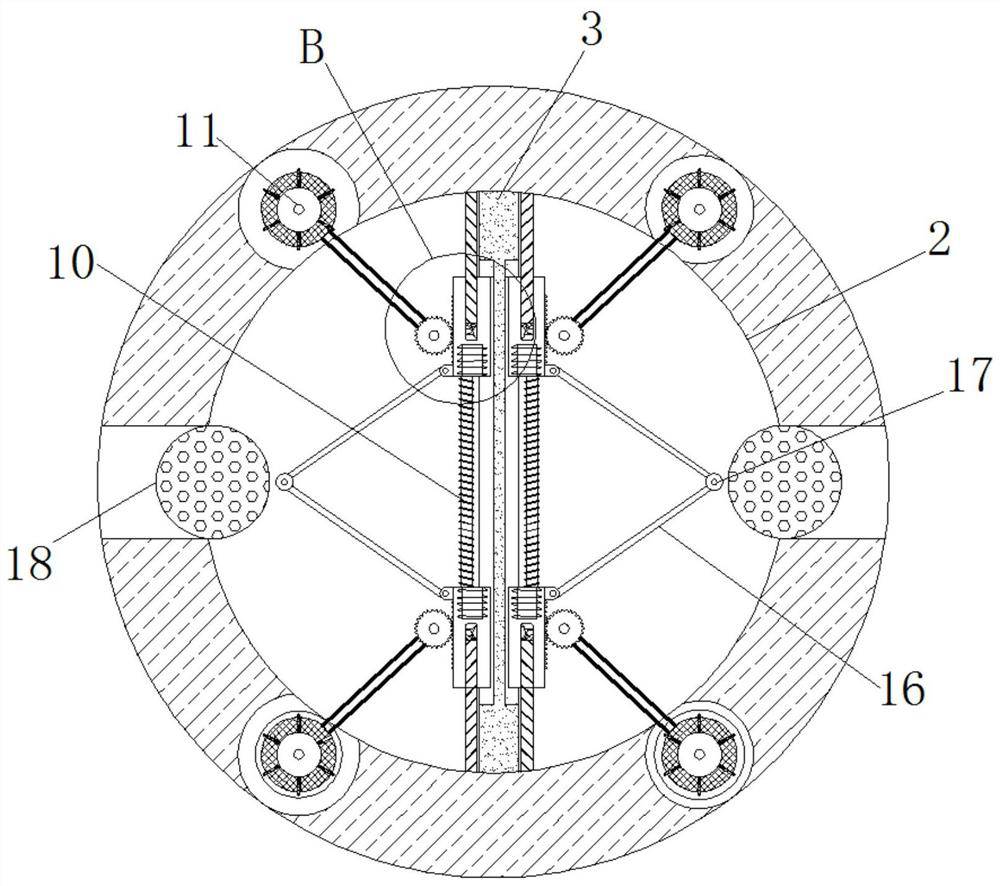 Cloth leveling device for removing oil stains