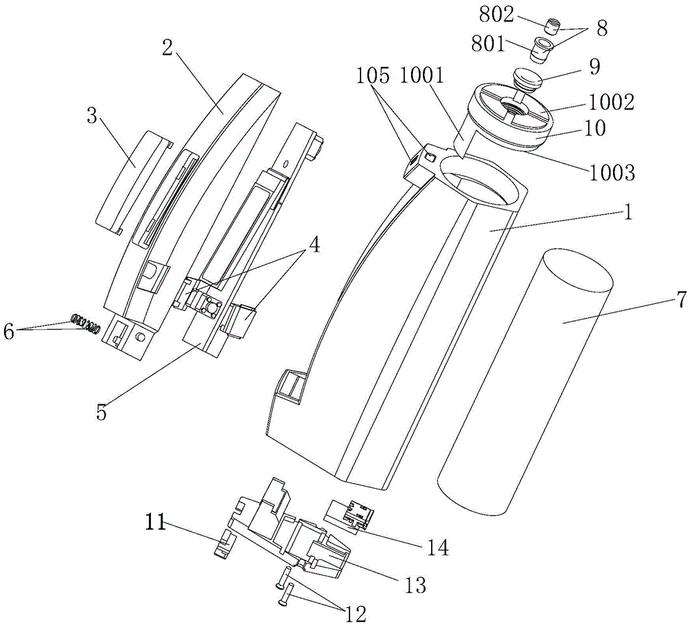 Battery device of electronic cigarettes and electronic cigarette