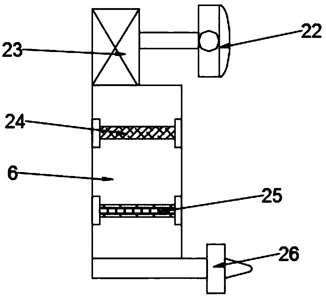 Agricultural soil repair device with exhaust gas treatment function