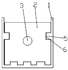 Wave-type gravel grinding device for washing machine motor end cover