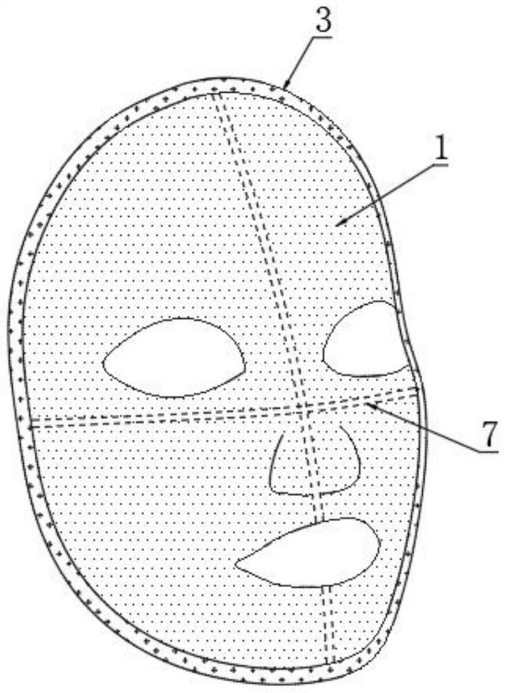 Adaptive extension type efficient permeation facial mask