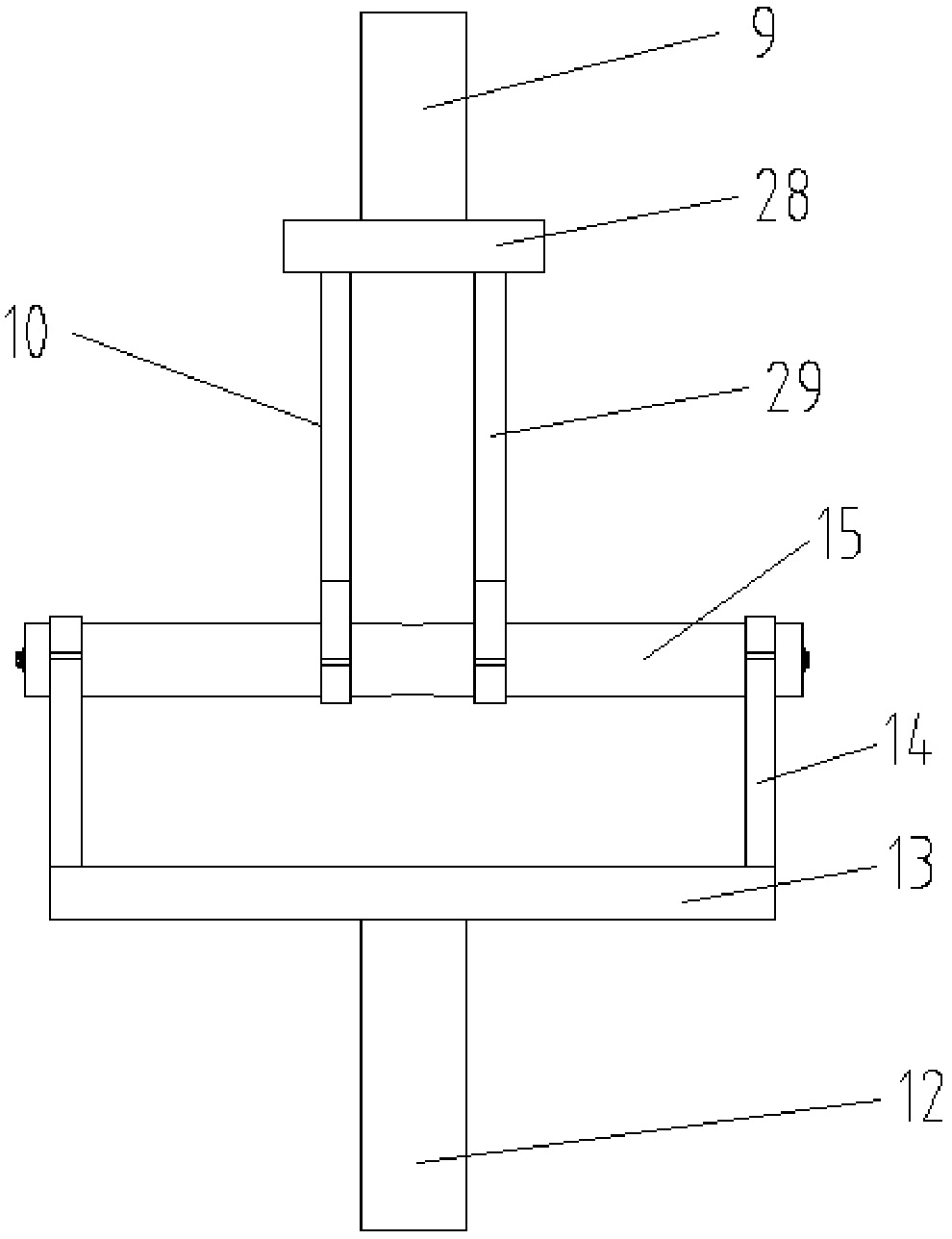 Test device and test method for determining the ratchet effect of straight pipelines under high temperature and high pressure