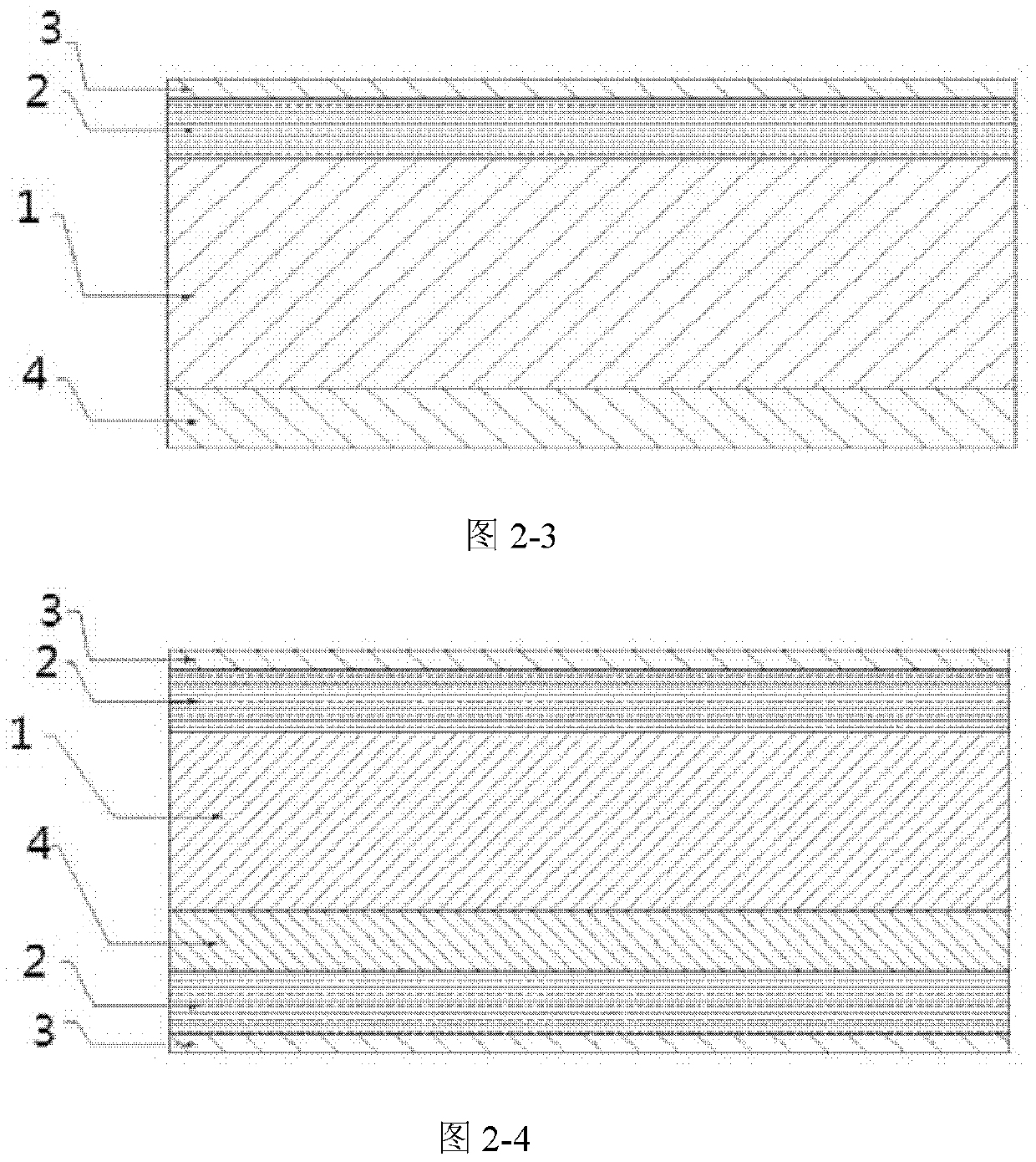 Multi-layer flux-free material with stepped silicon content and its preparation method and application