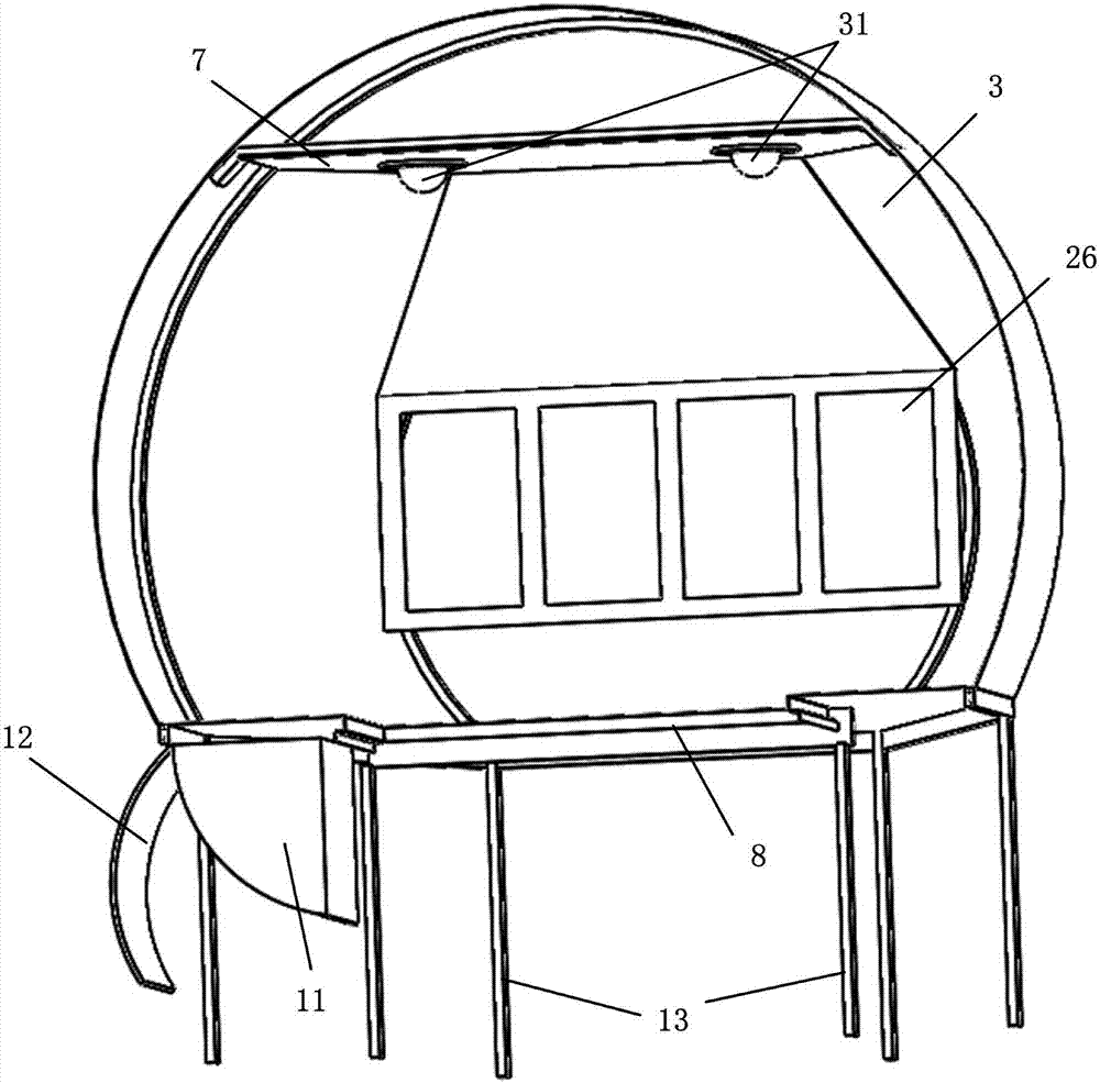 Light simulation teaching and training system for aircraft