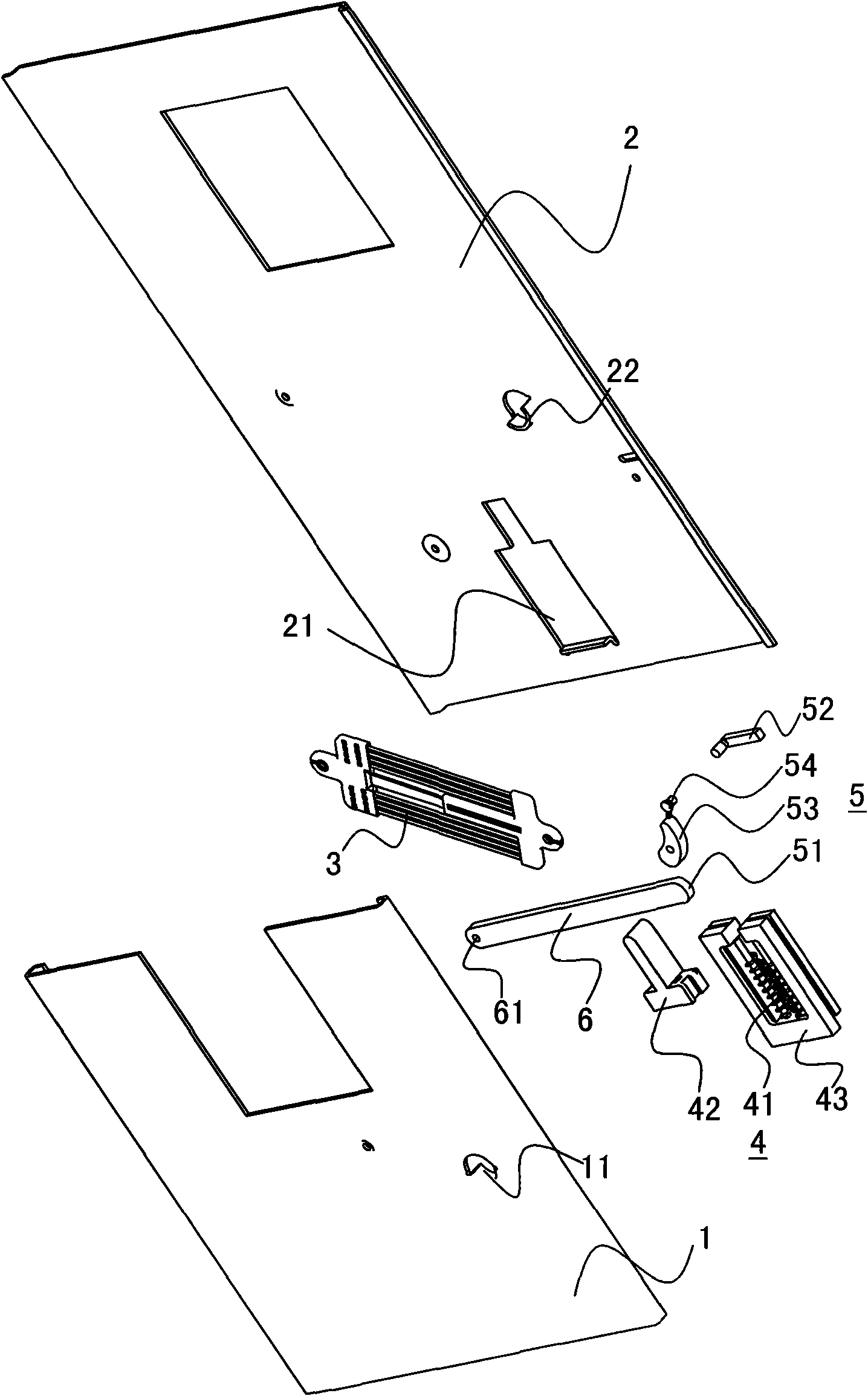 Sliding driving module and mobile terminal adopting same