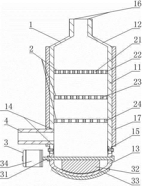 Drying and dispersing device for wet powder materials