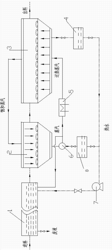 Method for preparing brewing-type ready-to-eat dried tremella by using superheated steam