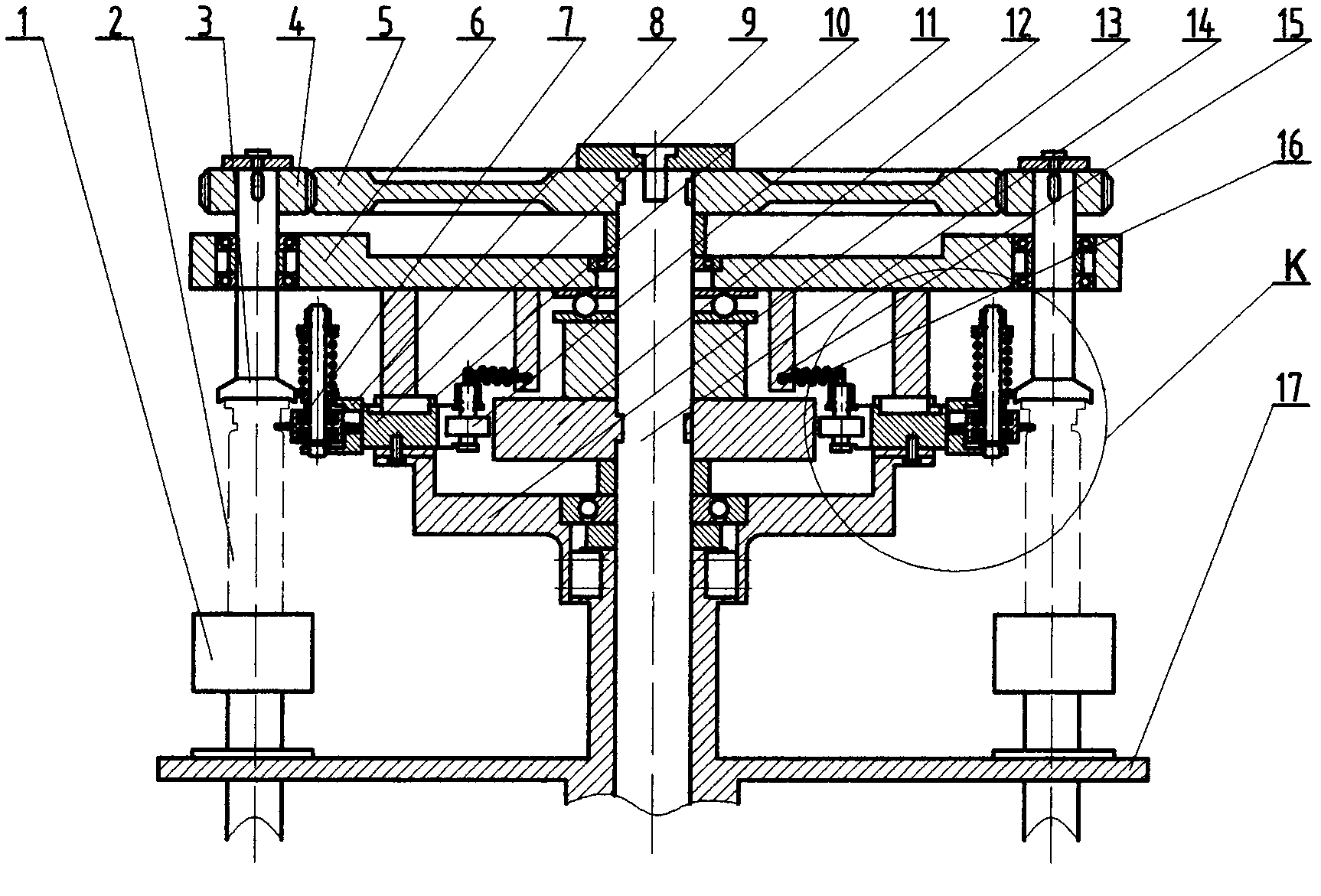 Inner single-blade type capping method and mechanism