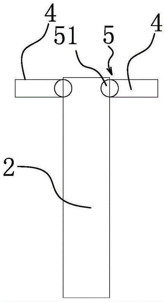 Balance car control rod telescopic mechanism