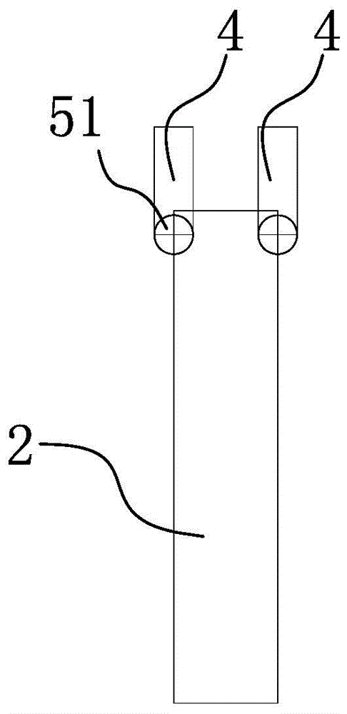 Balance car control rod telescopic mechanism