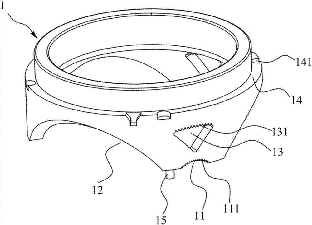 Light guide ring and button assembly comprising same