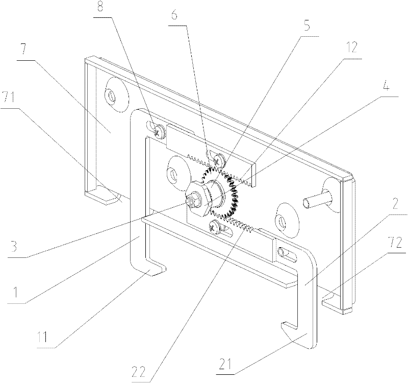 Interlocking mechanism of jack box