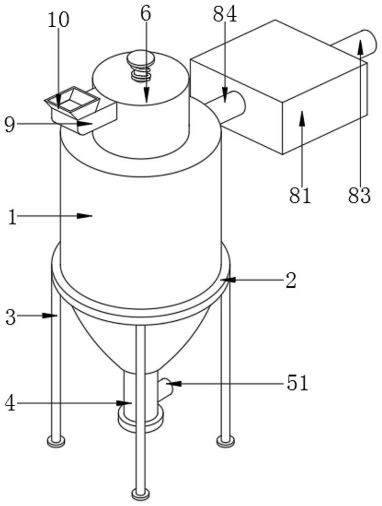 Decolorizing pot for preparing camellia oil and decolorizing treatment method of decolorizing pot