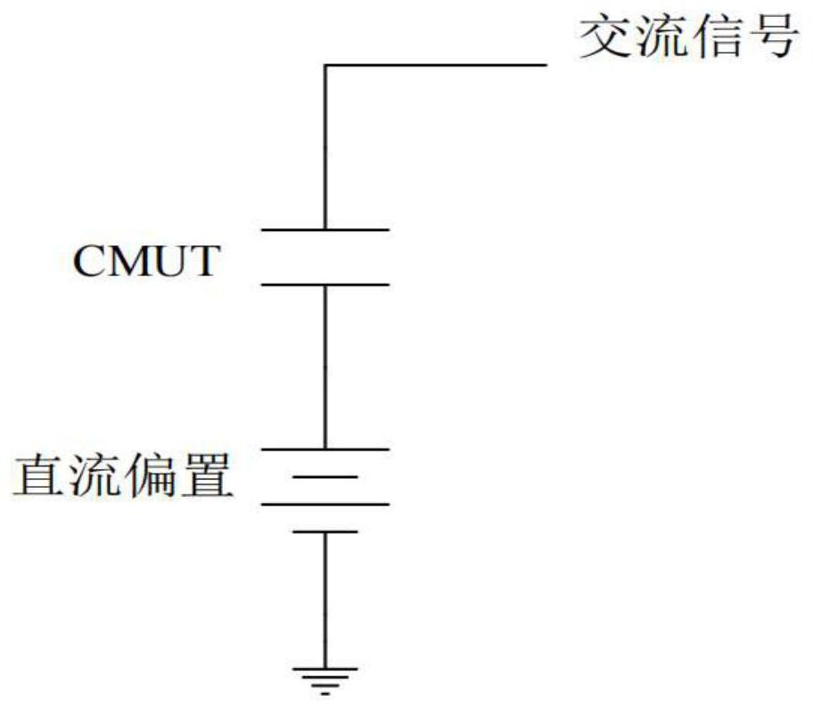 Integrated front-end circuit for self-transmitting and self-receiving imaging of air coupling capacitance type micromechanical ultrasonic sensor