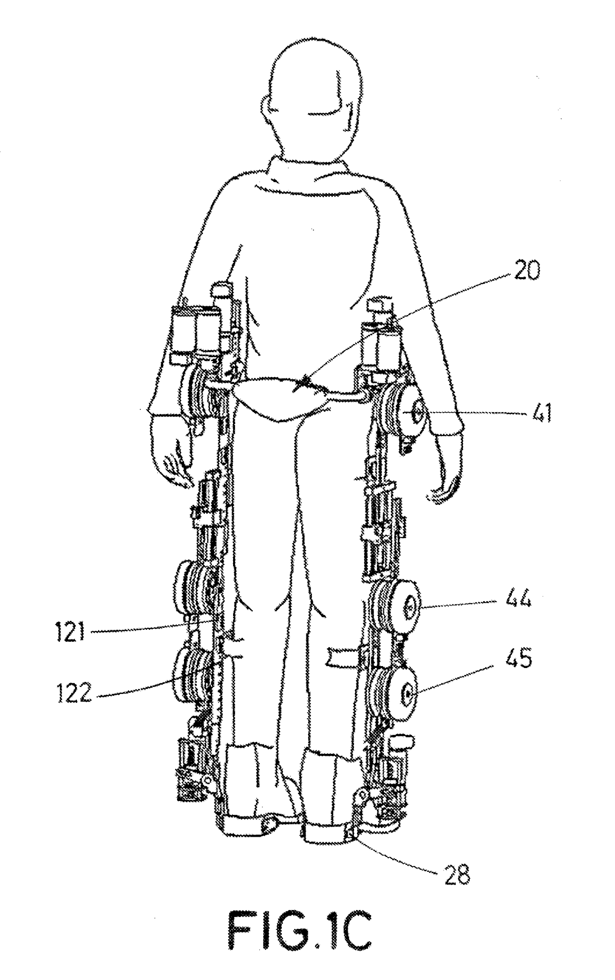 Exoskeleton for assisting human movement