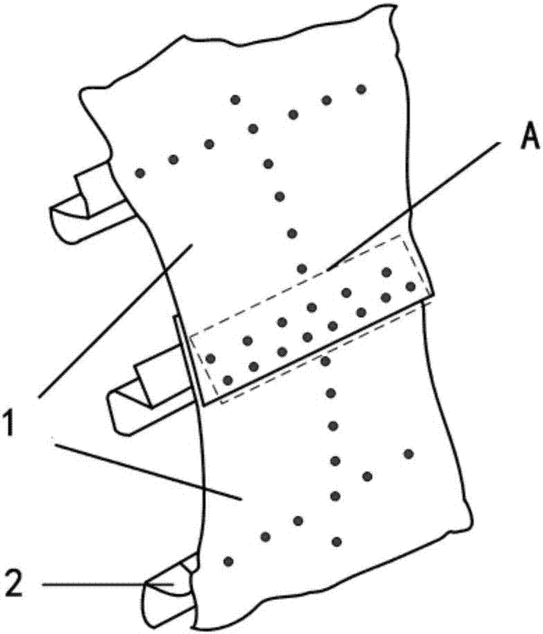 Widespread fatigue damage analysis method of fuselage wallboard lap joint structure