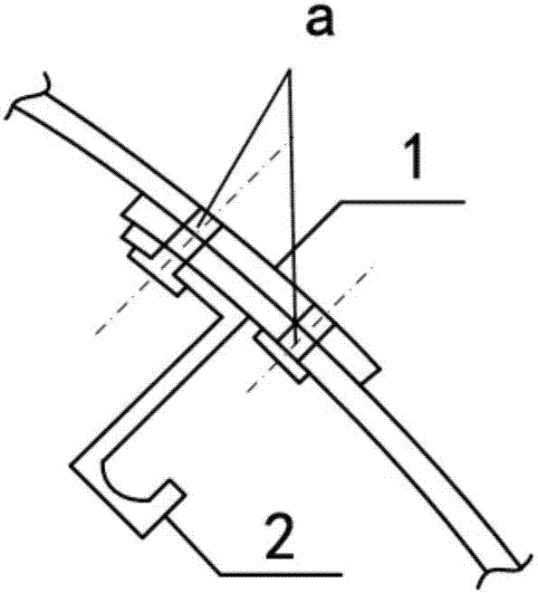 Widespread fatigue damage analysis method of fuselage wallboard lap joint structure