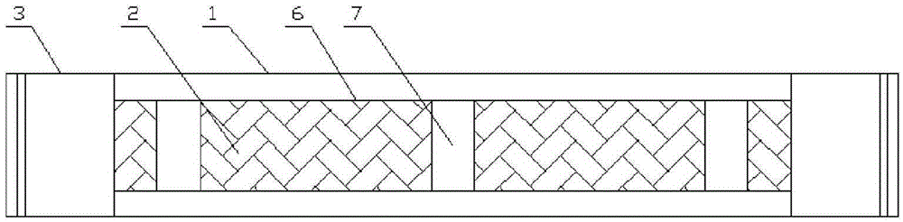 Auxiliary keel connected with main keel in building template