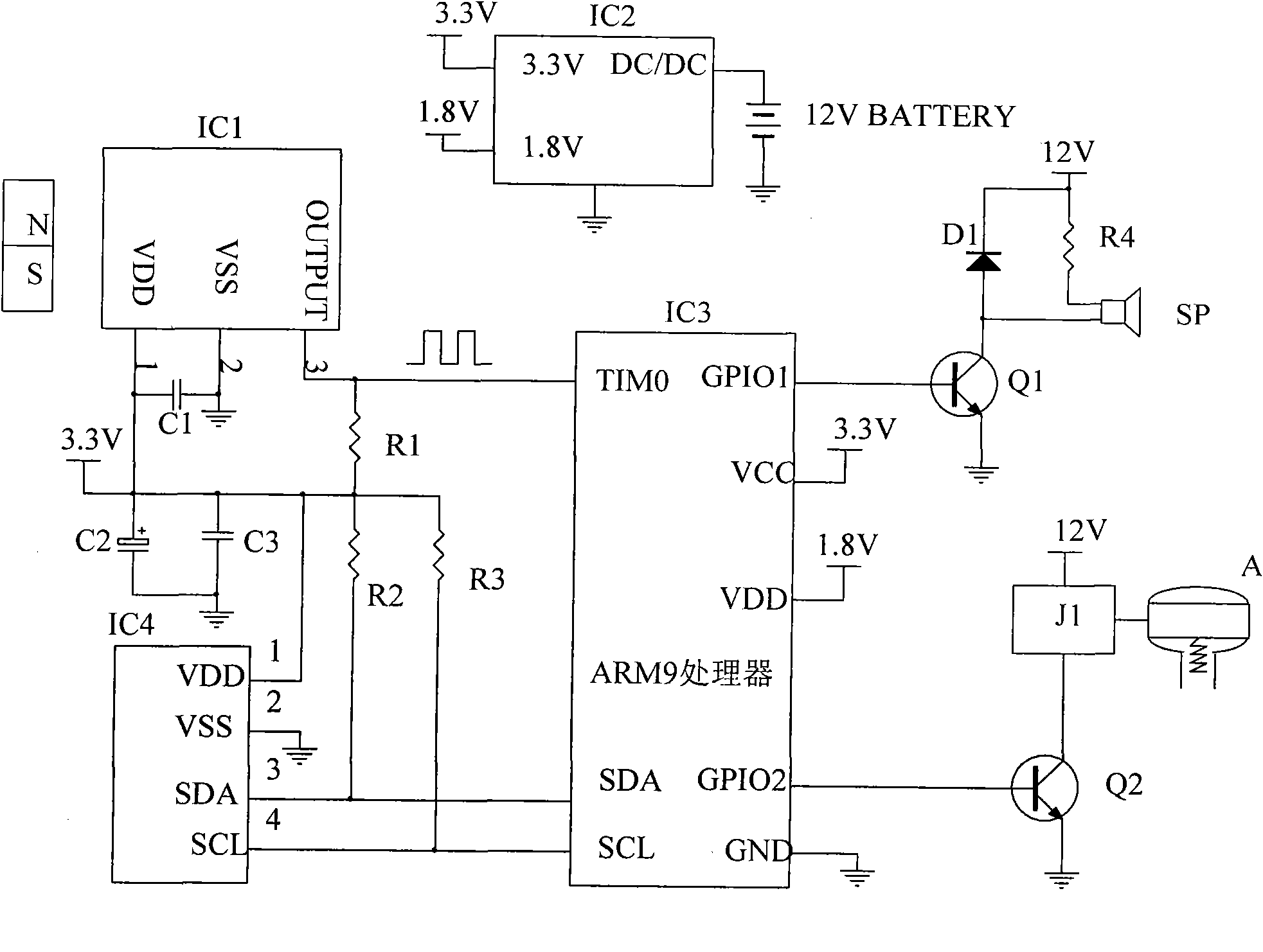 Unmanned rotor aircraft engine in-flight shutdown protection device and aircraft thereof